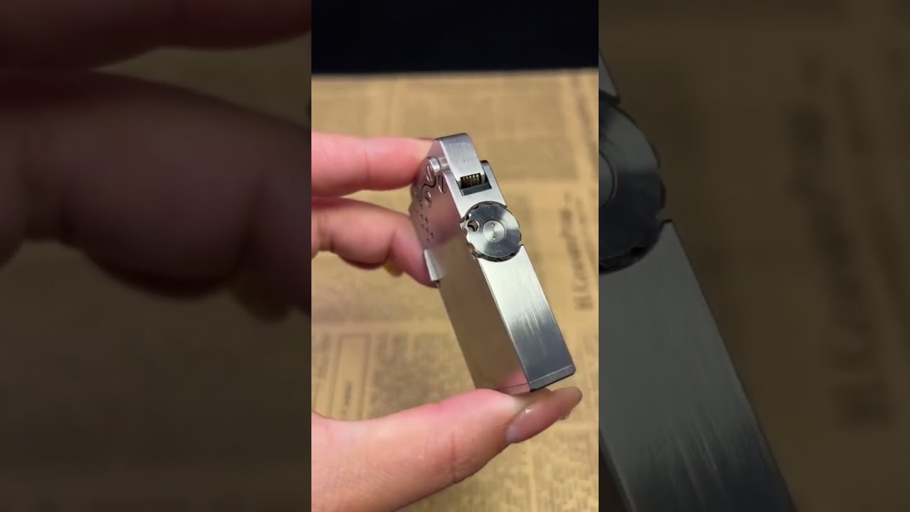 Handmade Mechanical Titanium Automatic Lighter Review