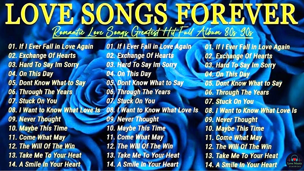 Love Songs 70's 80's 90's 🌹