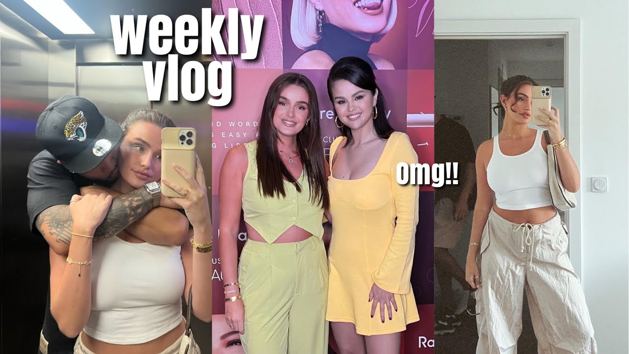 Meeting SELENA!!! 1st Q&A with my boyf!! Weekly Vlog