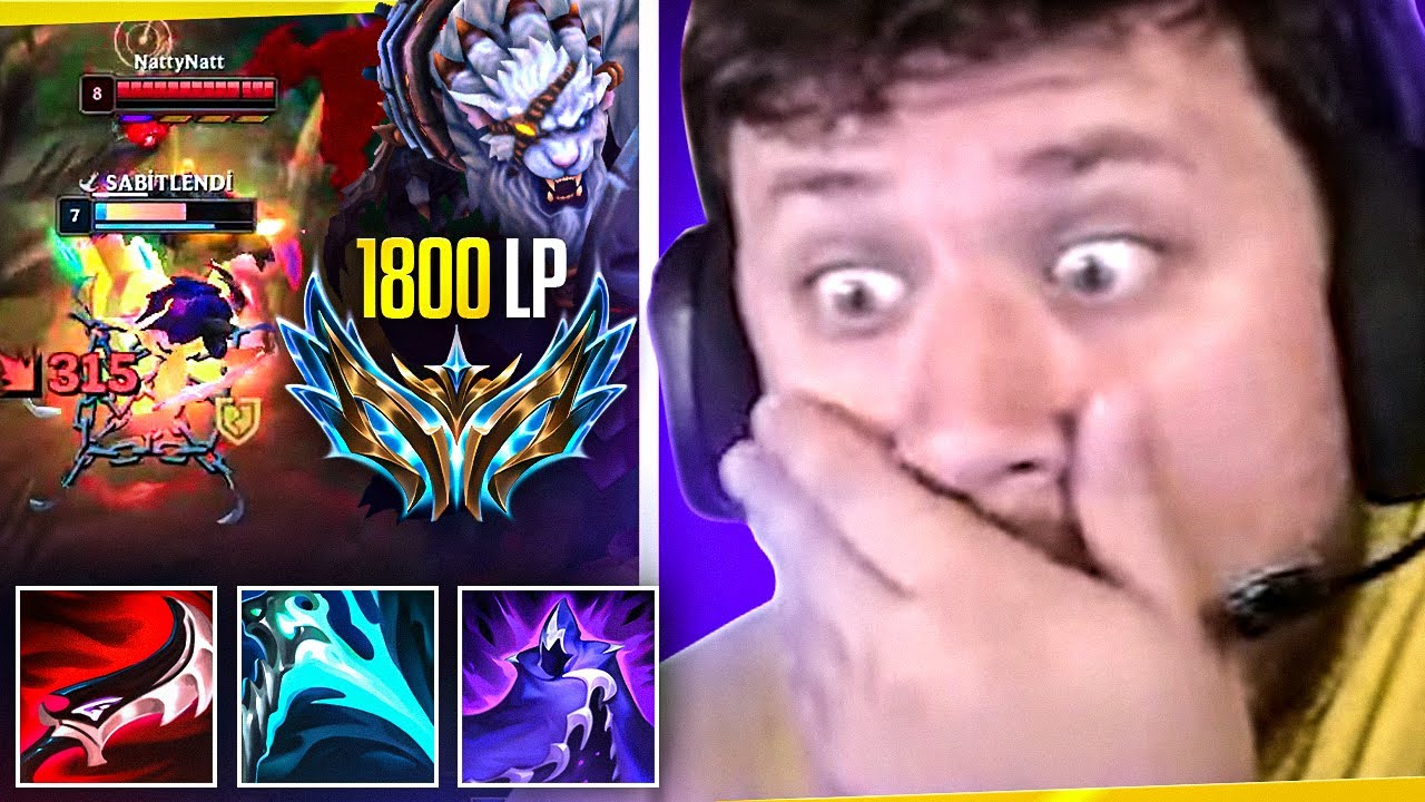 Sadece Rengar'la Challenger 1800 puan kasan oyuncu