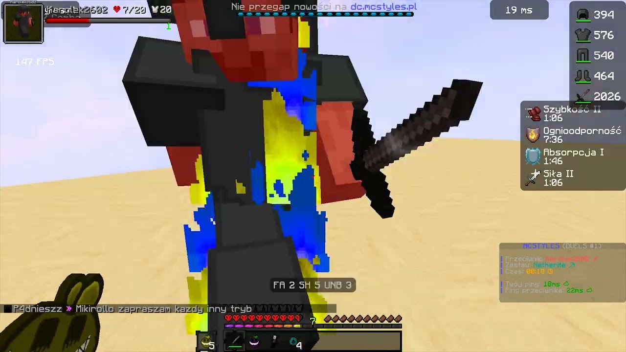 totalna dominacja w mcstyles.pl + występ na końcu --- pvp montage 1.16---