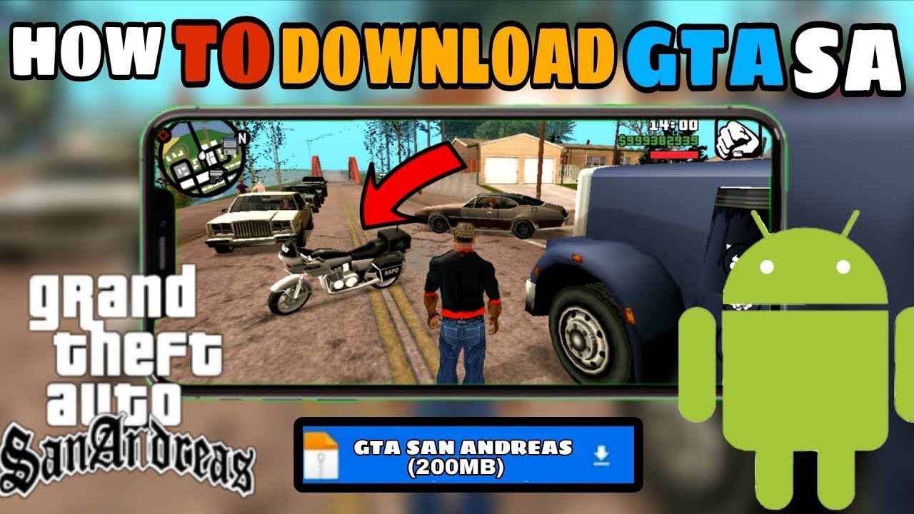 Gta San Andreas Gameplay | Grand Theft Auto San Andreas | Android Mobile Game | GTA SA | Hindi