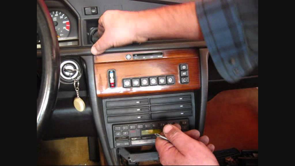 center dash console removal Mercedes w201  190e