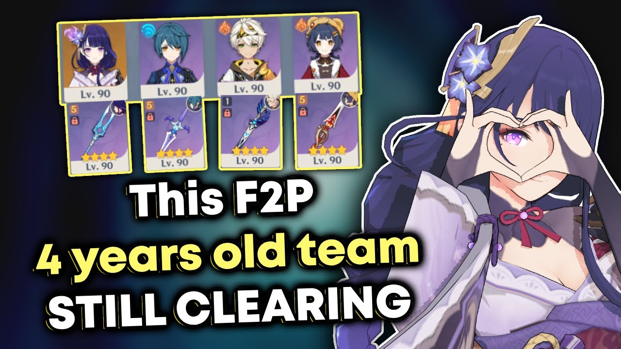 There is no Power Creep in Genshin Impact | F2P Raiden National ruined Spiral Abyss 6.1