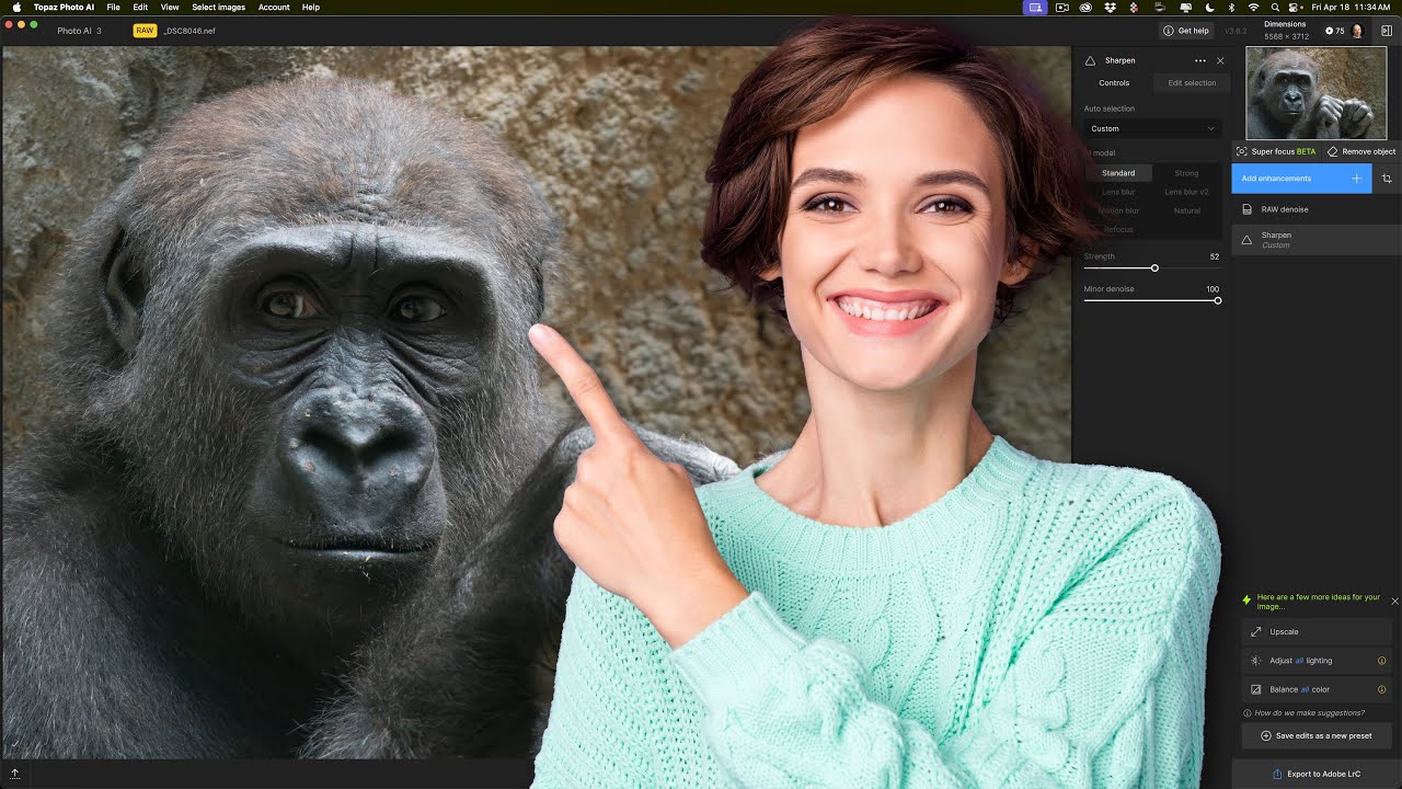 Topaz Photo AI ver 3.6.2 as a LrC Plugin