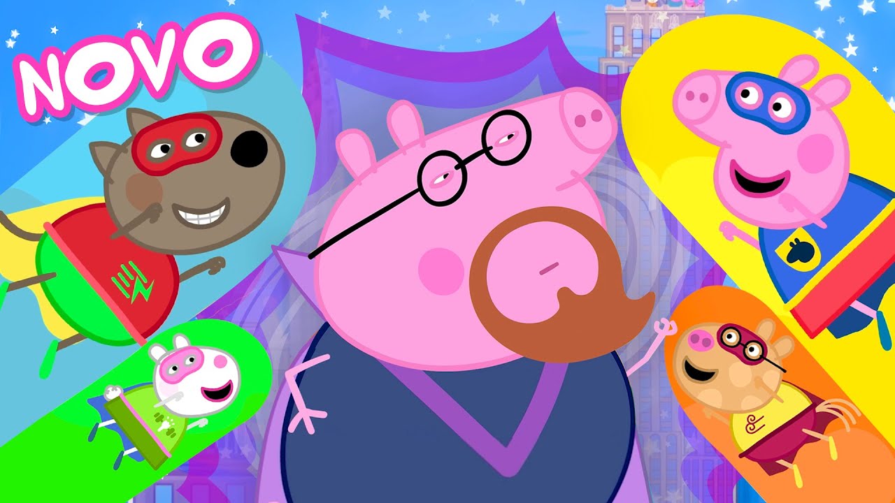 Peppa Pig Português Brasil | Os Heróis Salvam o Dia | NOVO Contos da Peppa Pig