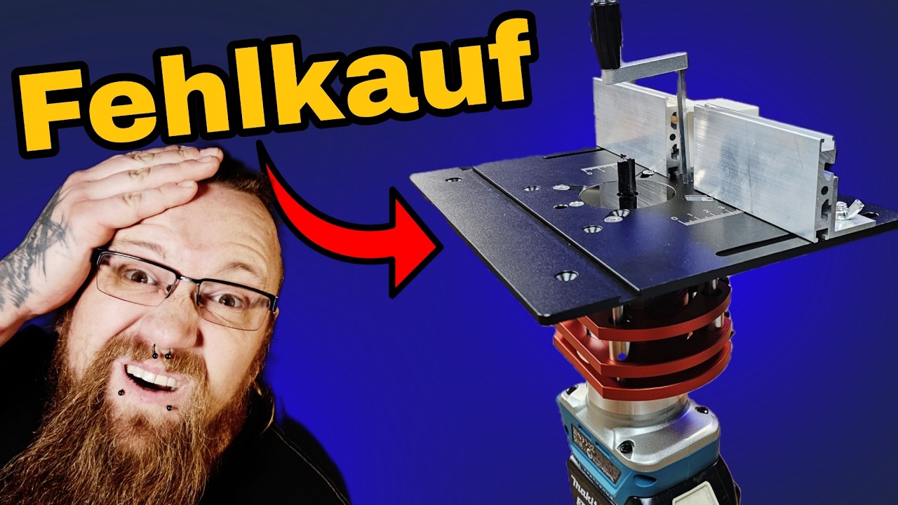 WOW🤯 günstige Fräsplatte mit Fräslift‼️Billig kaufen zweimal kaufen! oder doch nicht?