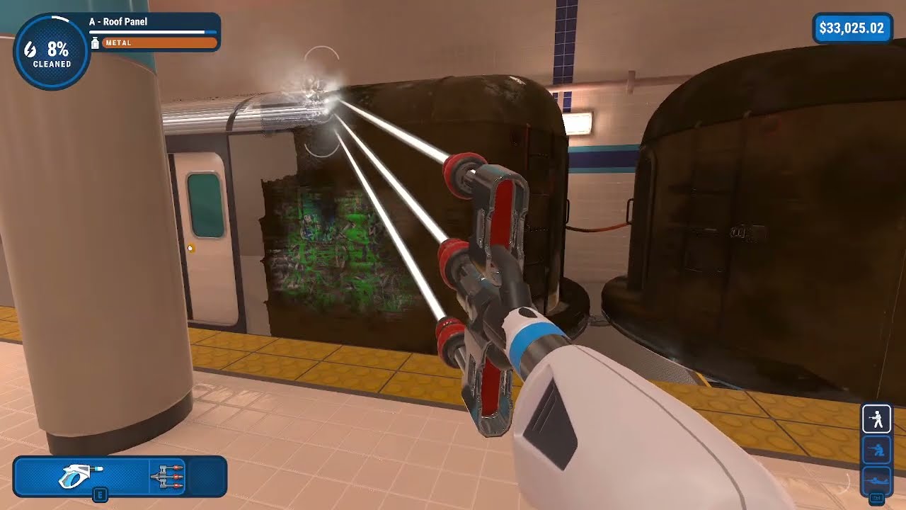 PowerWash Sim Bonus Job | Clean The Subway Train