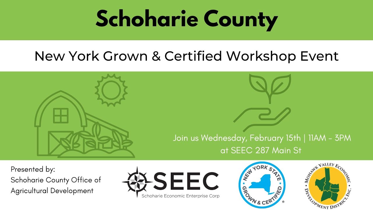 New York Grown & Certified Workshop
