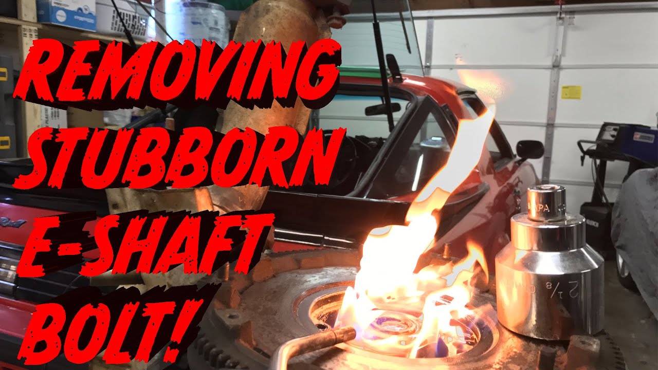 Removing Stubborn E-Shaft Bolt from Rotary Engine