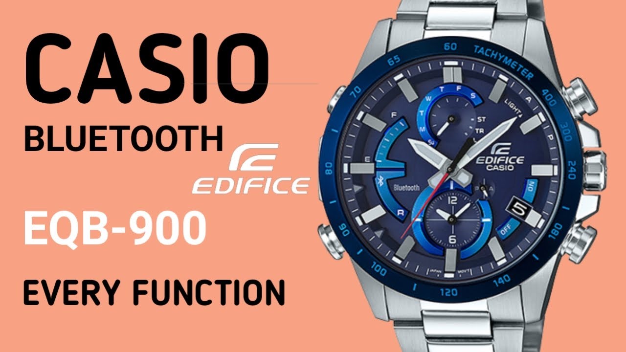 How to Set the TIME Casio EDIFICE EQB-900