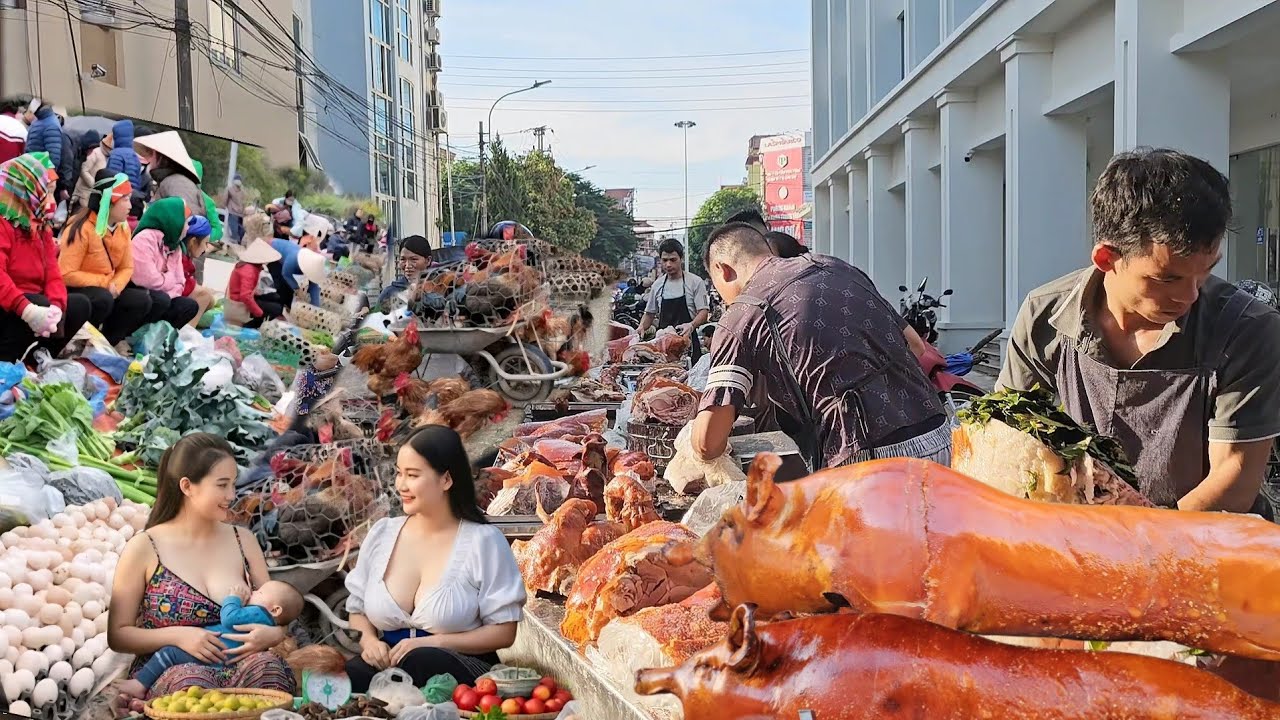 Exploring Vietnam's Traditional Unique Market A Food Paradise and Local Life in Lang Son