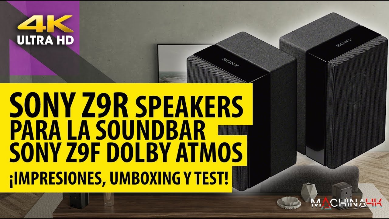 Sony Z9R Surround Speakers para Soundbar Z9F / Análisis y Unboxing