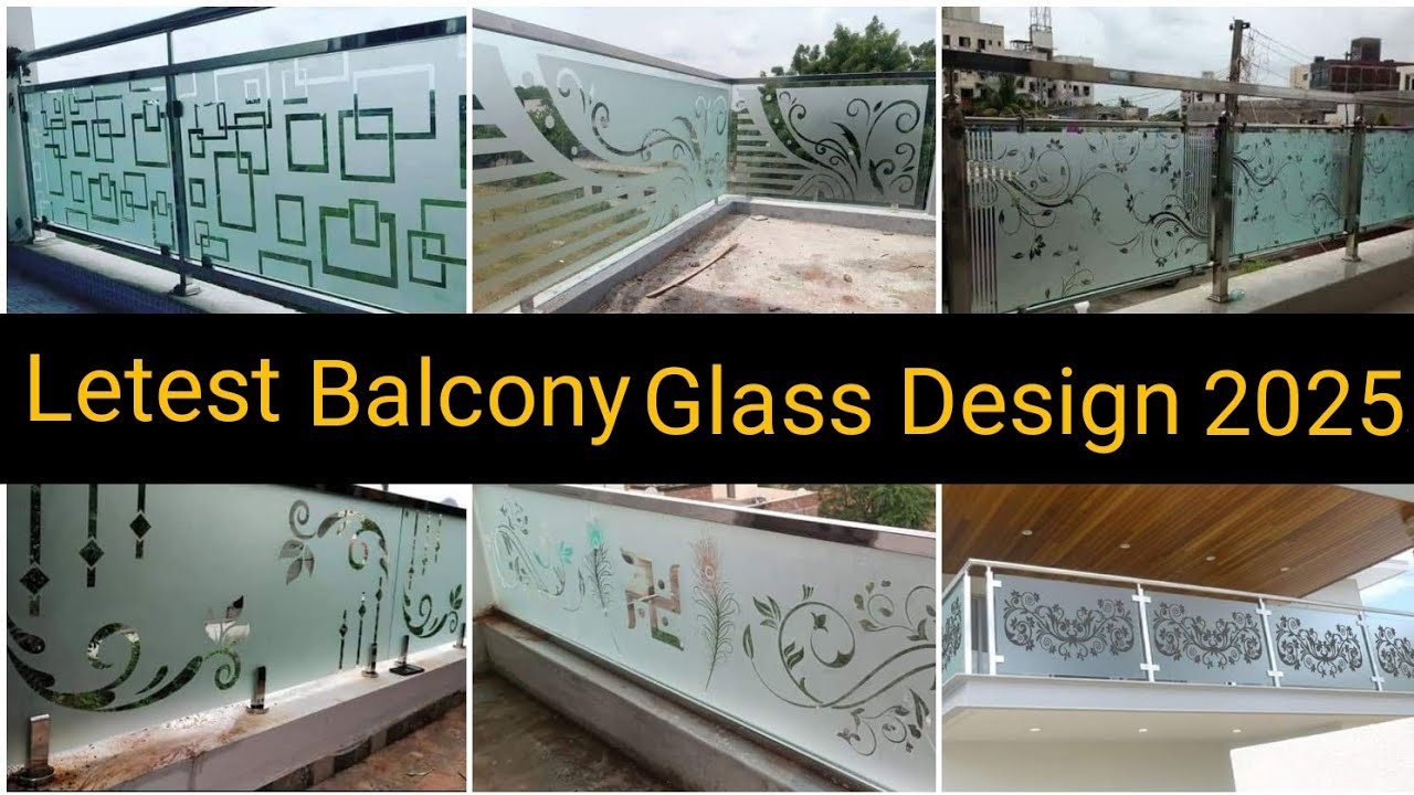 50+ Glass Railing Balcony Design 2025 | Balcony Glass Design | Balcony Design | Steel Railing Design