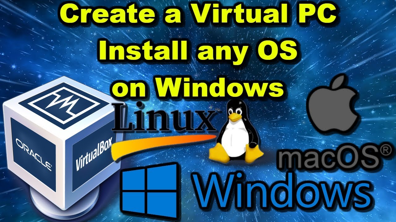 Create a Virtual Machine on top of Windows with VM VirtualBox for free Tutorial