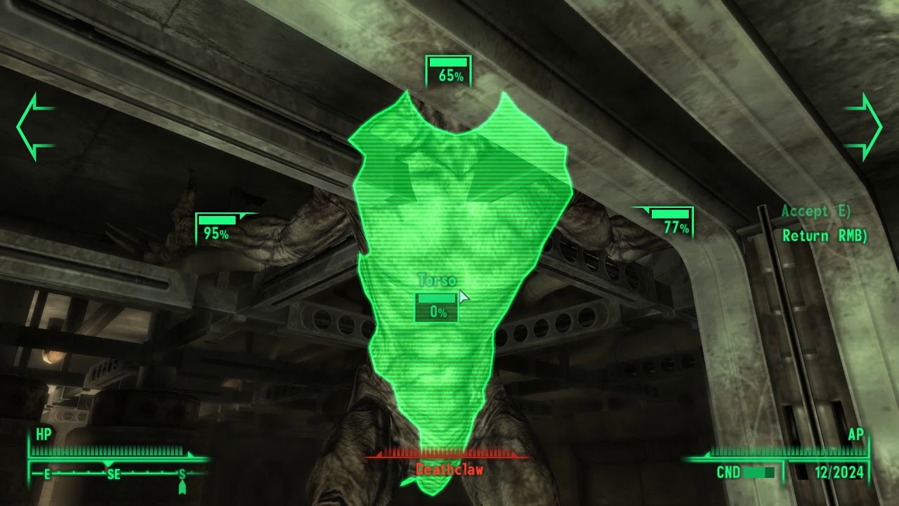 Killing some more Deathclaws - Fallout 3 - Old Olney Sewers