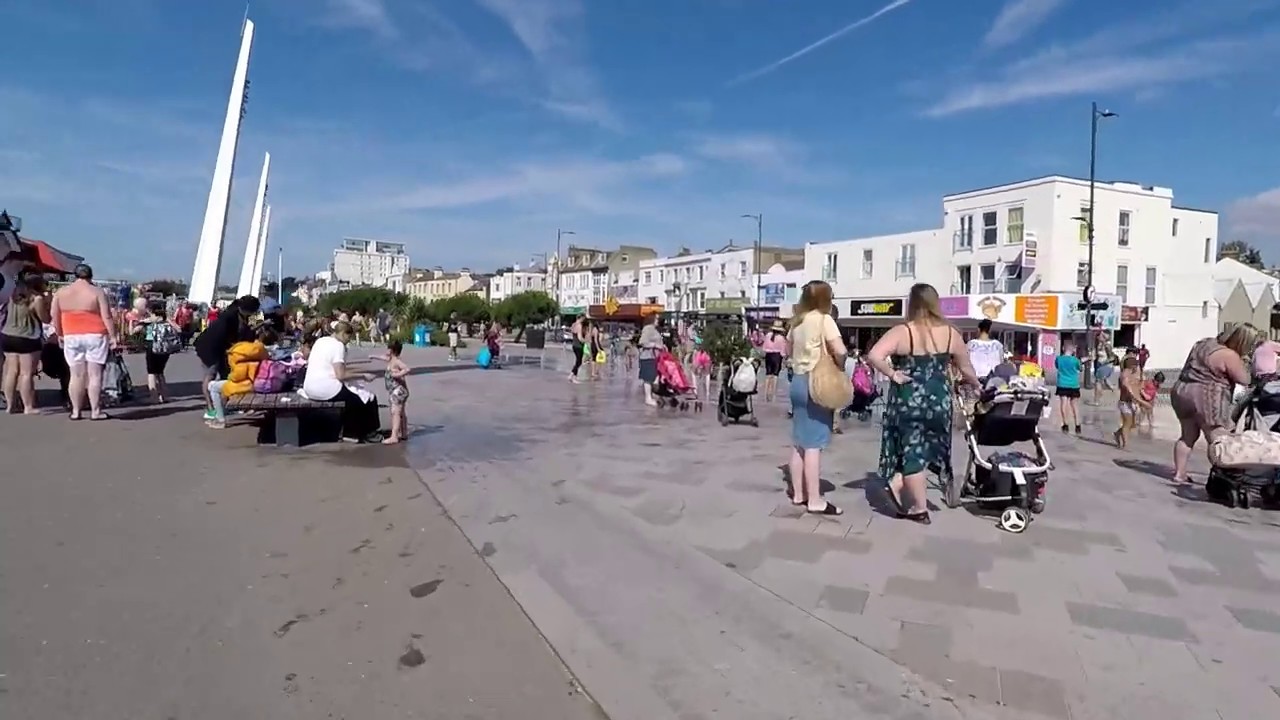 Bike Ride, Shoeburyness East Beach To Southend On Sea Seafront Round Trip