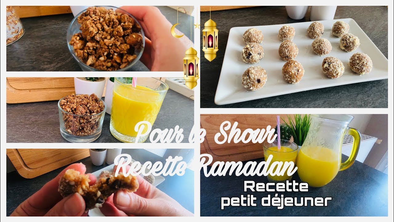 Recette Petit Déjeuner 🌙✨ Pour le Shour ✨🌙 RECETTE RAMADAN 2026
