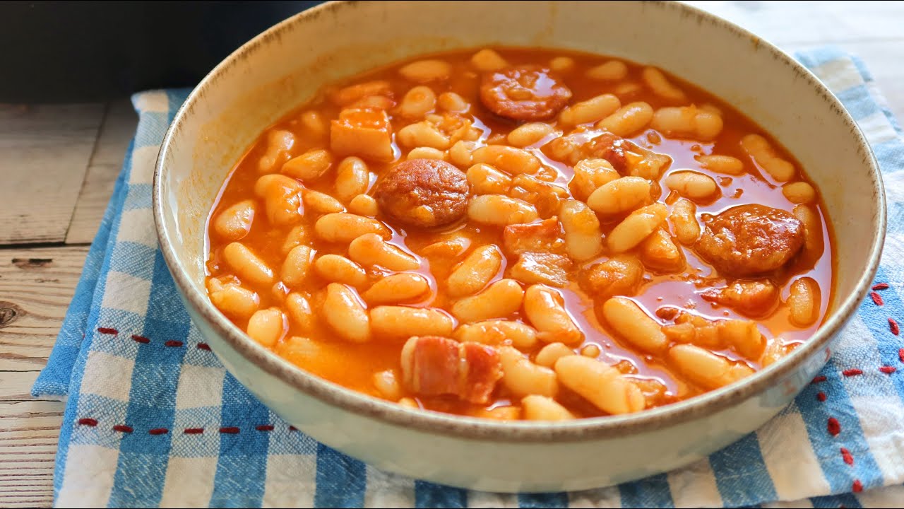 Alubias con chorizo y panceta