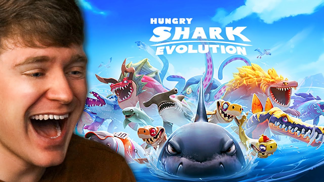 FIRST TIME Playing HUNGRY SHARK EVOLUTION!