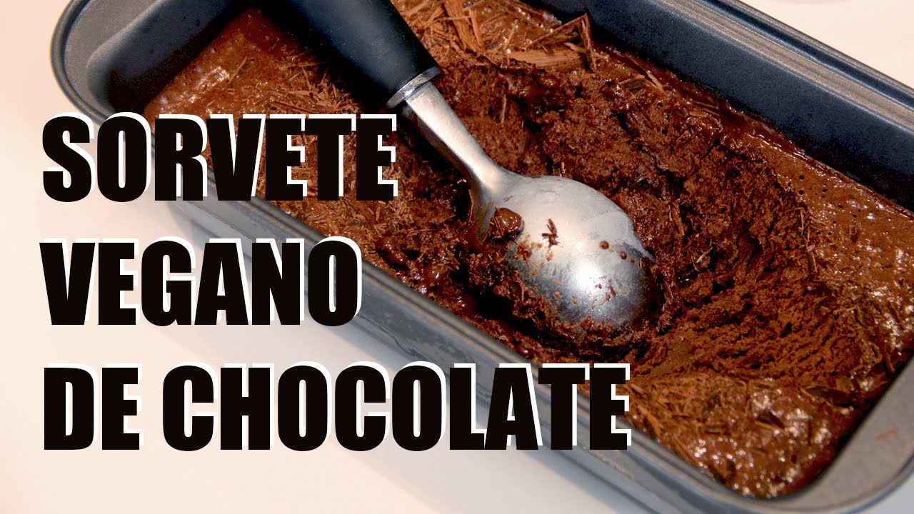 Sorvete Vegano de Chocolate (Receita Caseira)