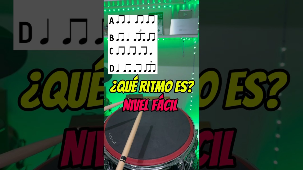&iquest;Qu&eacute; ritmo es? Nivel: F&Aacute;CIL 🤷🏻&zwj;♂️🥁