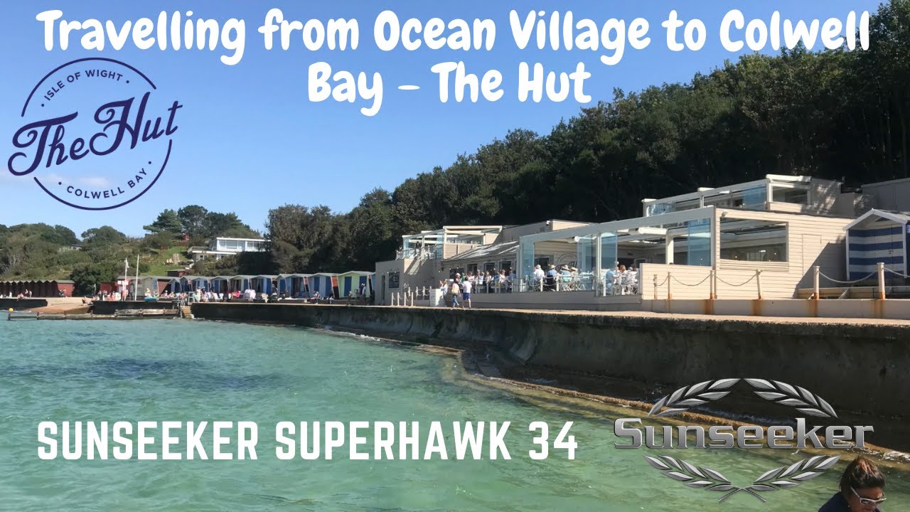 Travelling from Ocean Village to Colwell Bay - The Hut #2 | Sunseeker Superhawk 34
