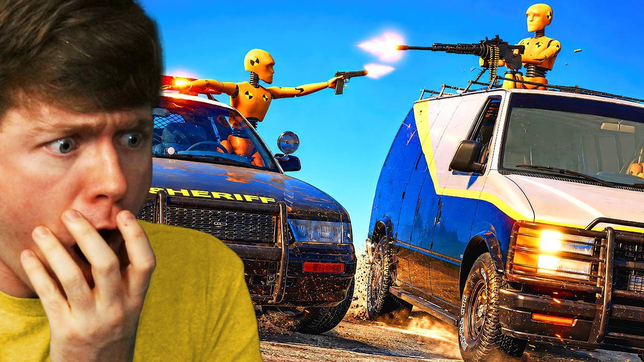 БЕЗУМНЕЙШИЕ ПОЛИЦЕЙСКИЕ ПОГОНИ И АВАРИИ в BEAMNG DRIVE! (Реакция)