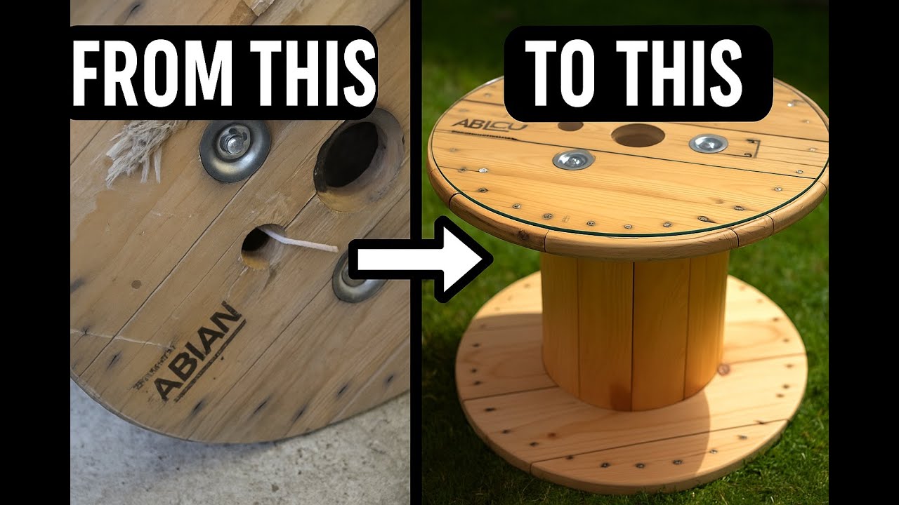 From Cable Reel to Coffe Table &ndash; Relaxing DIY Transformation