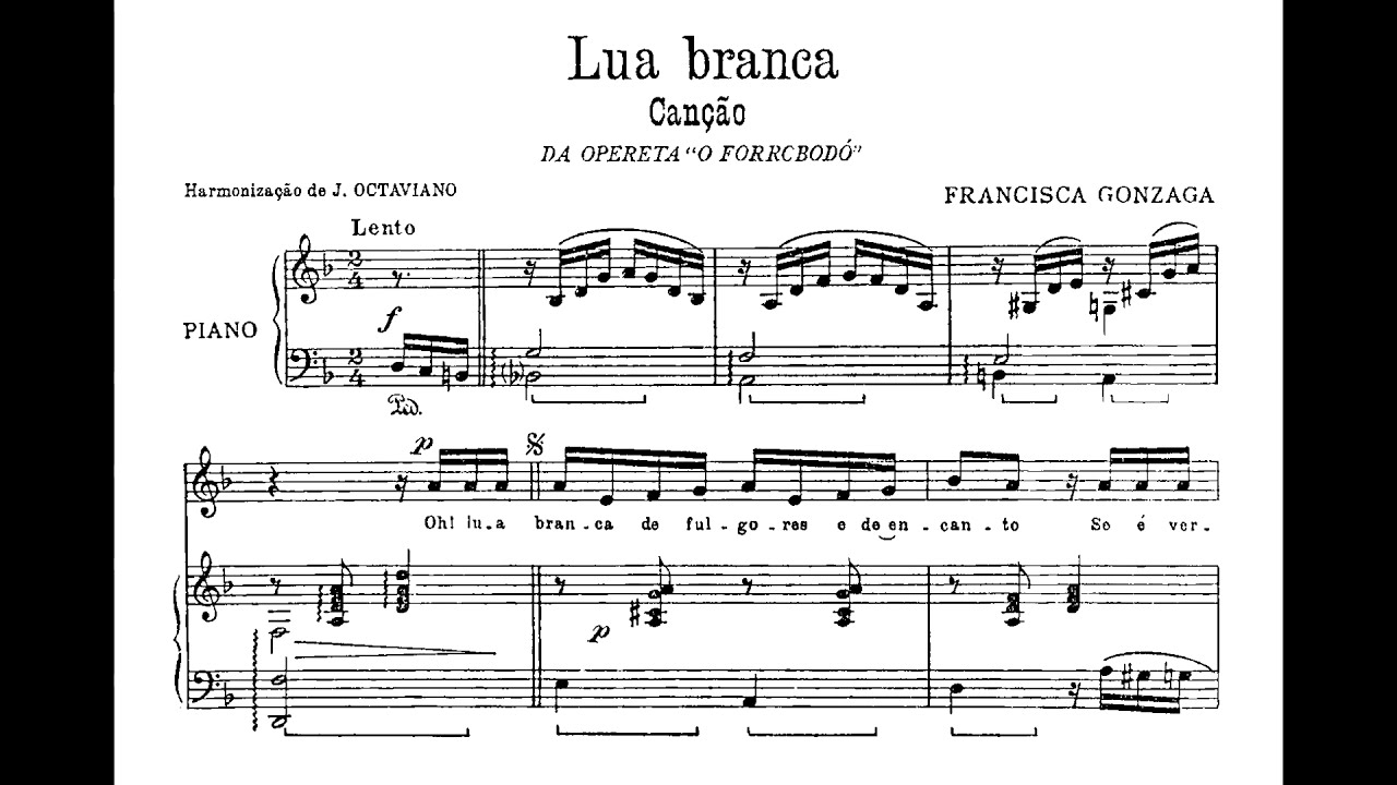 Chiquinha Gonzaga - Lua branca (arr. Jo&atilde;o Octaviano) (Gast&atilde;o Formenti, voz; Jo&atilde;o Octaviano, piano)