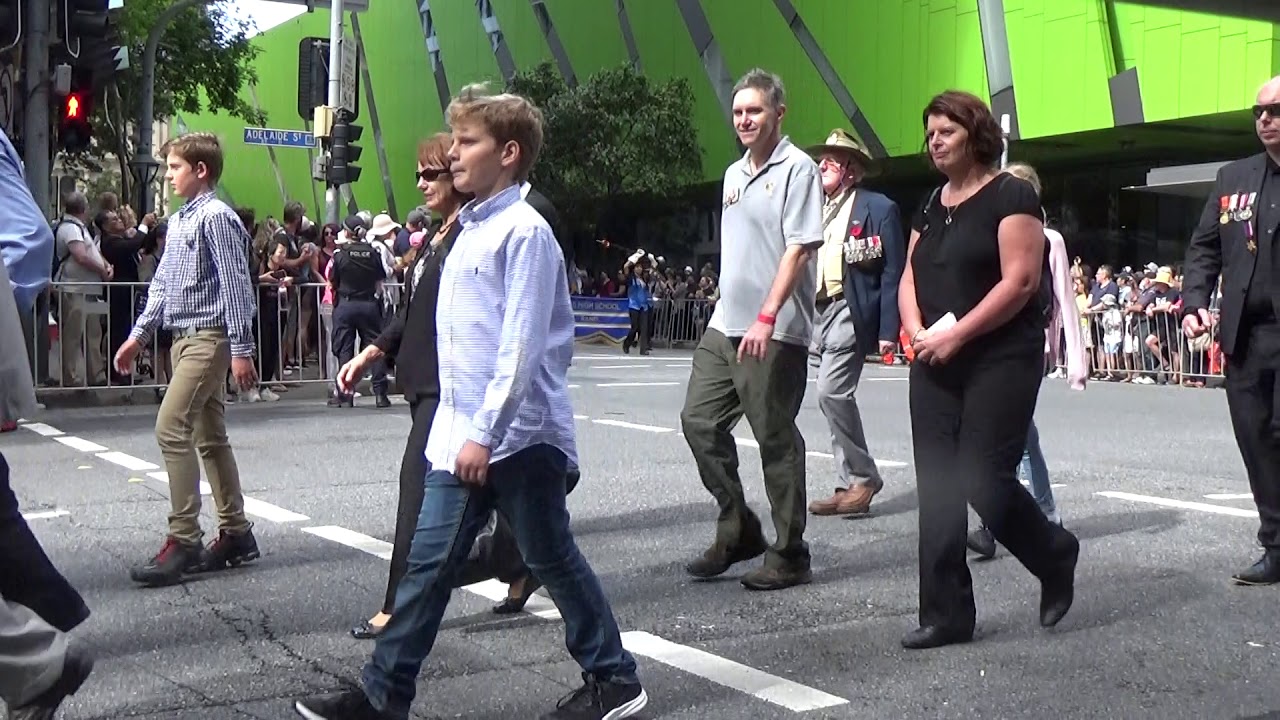 2019 Brisbane Anzac Day Parade Full footage