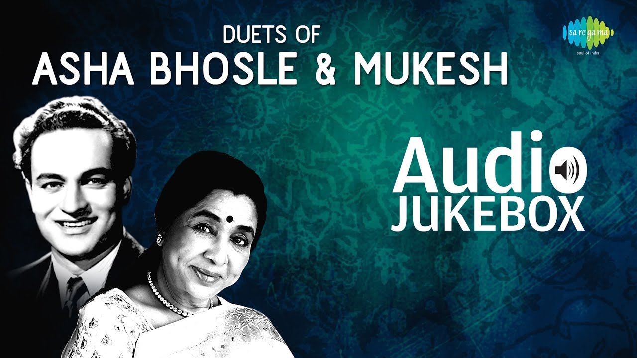 Duets of Asha Bhosle & Mukesh | Popular Old Hindi Songs | Audio Jukebox
