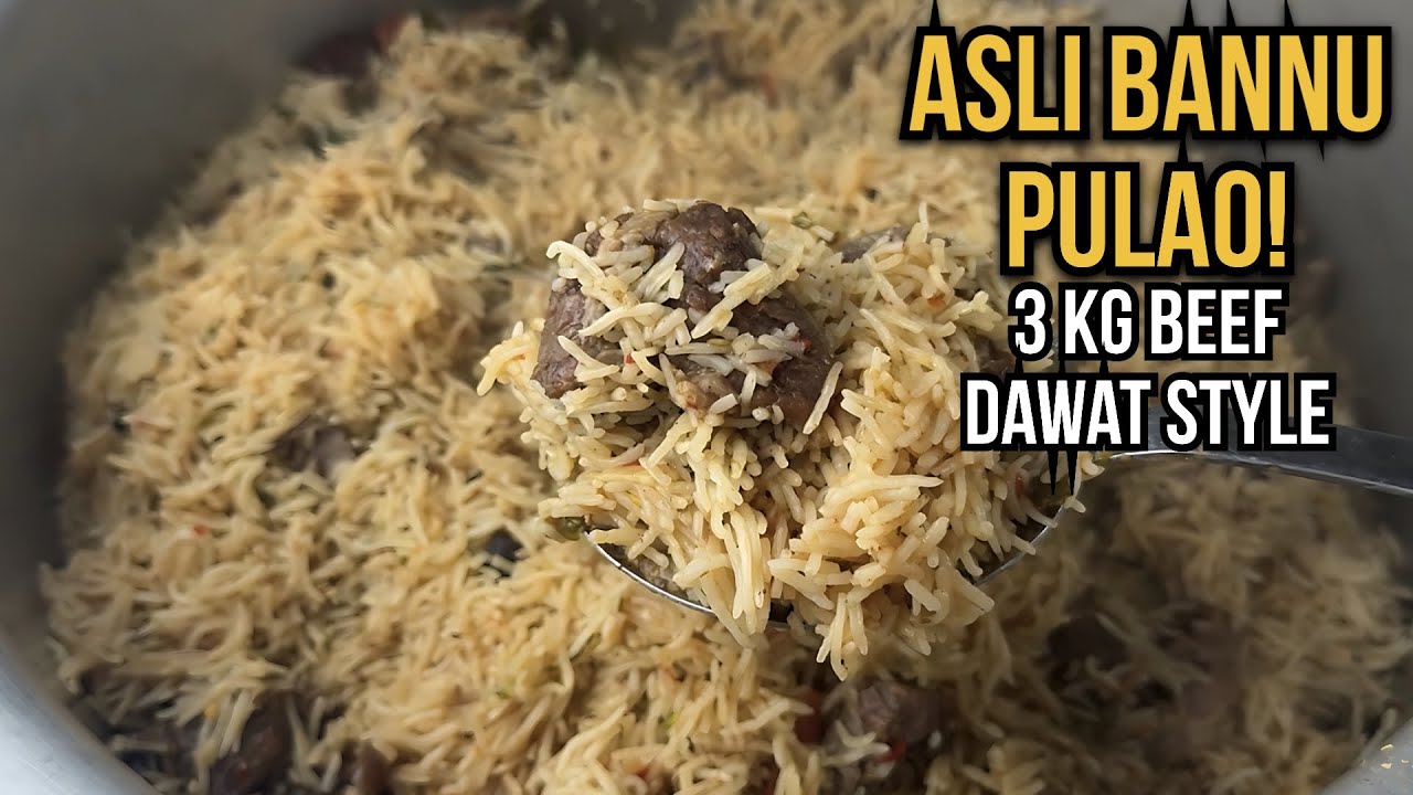 How To Make Perfect Bannu Pulao 😍