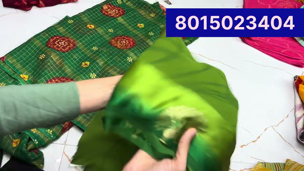 Beautiful Vishal Brand Joint Georgette sarees at just 300/- 😍 Book yours now 🔥