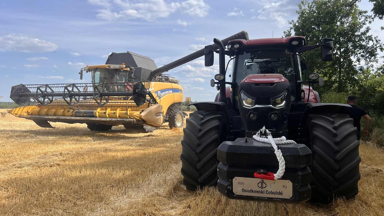 🇵🇱Pierwsze Żniwa Jęczmienia Ozimego 2025🔥🌾New Hollandy i Case w Akcji💪GrKrysztofiak🔥