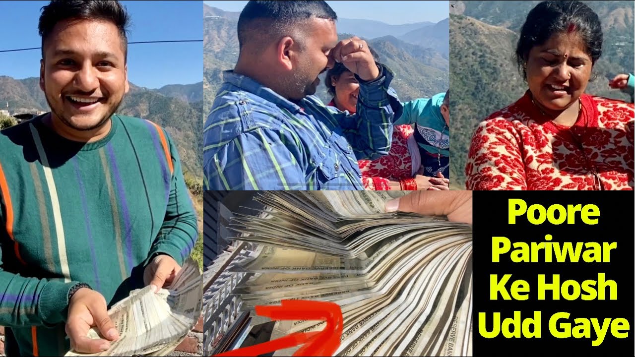 40,000rs Surprise, I travelled 600KM To Help This Family ❤️ Poora Pariwar Ro Pada💰 #SandeepBhatt