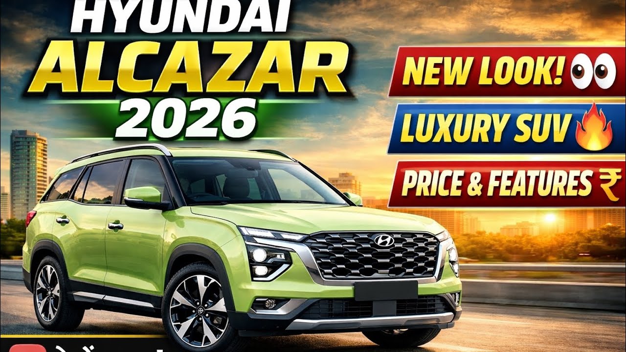 **Hyundai Alcazar 2026 🔥 नई 7 Seater SUV | Price, Features & Full Review Hindi