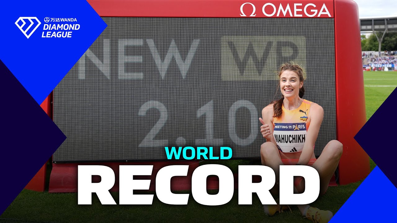 Yaroslava Mahuchikh breaks high jump world record in Paris - Wanda Diamond League 2024