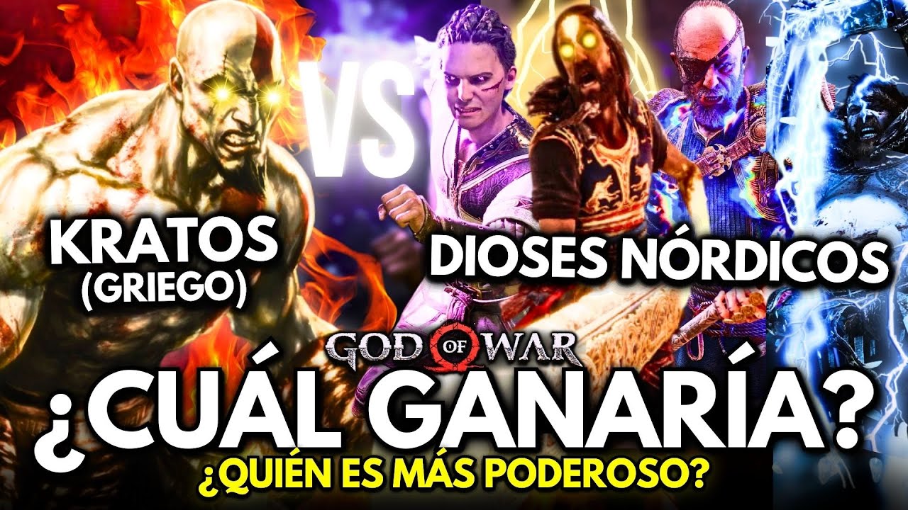 Kratos (Griego) VS Dioses NÓRDICOS | ¿QUIÉN GANARÍA? ¿Podría vencerlos? - God of War🔥