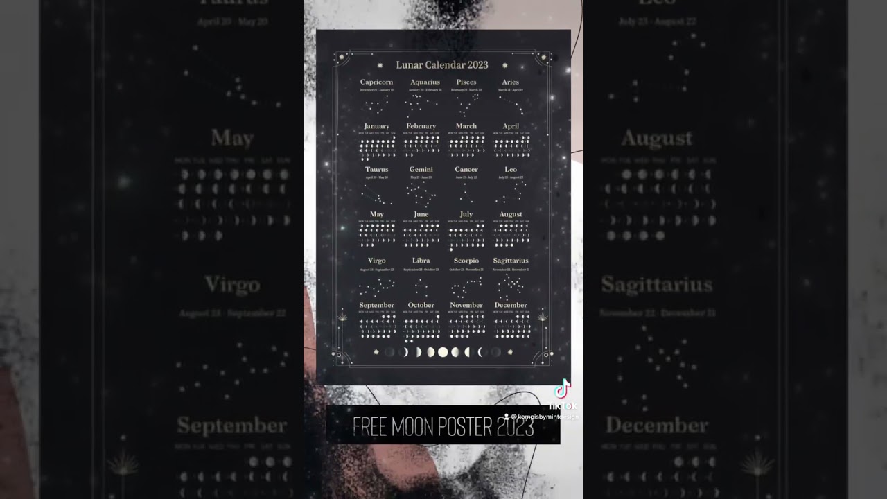 Get your free Moon Calendar for 2023!