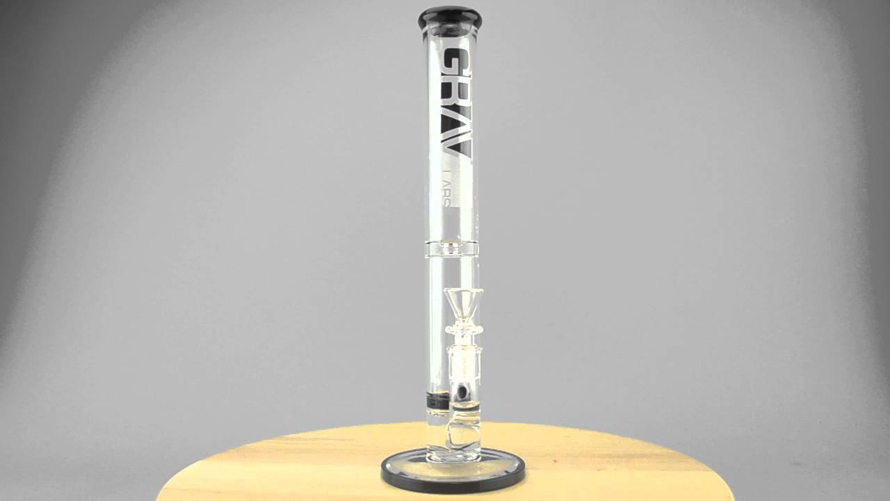 Grav Lab Straight Tube with Honeycomb Perc