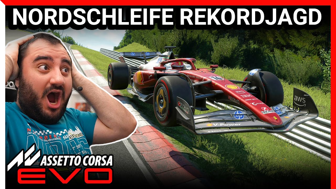 AUA 😂 Ferrari SF25 (F1) auf Nordschleife in Assetto Corsa EVO