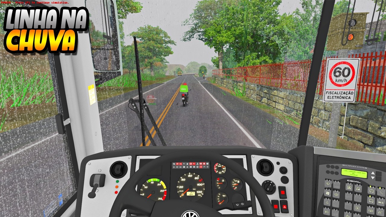VIAGEM SIMULADA NA CHUVA NO VALE DO A&Ccedil;O - OMSI 2