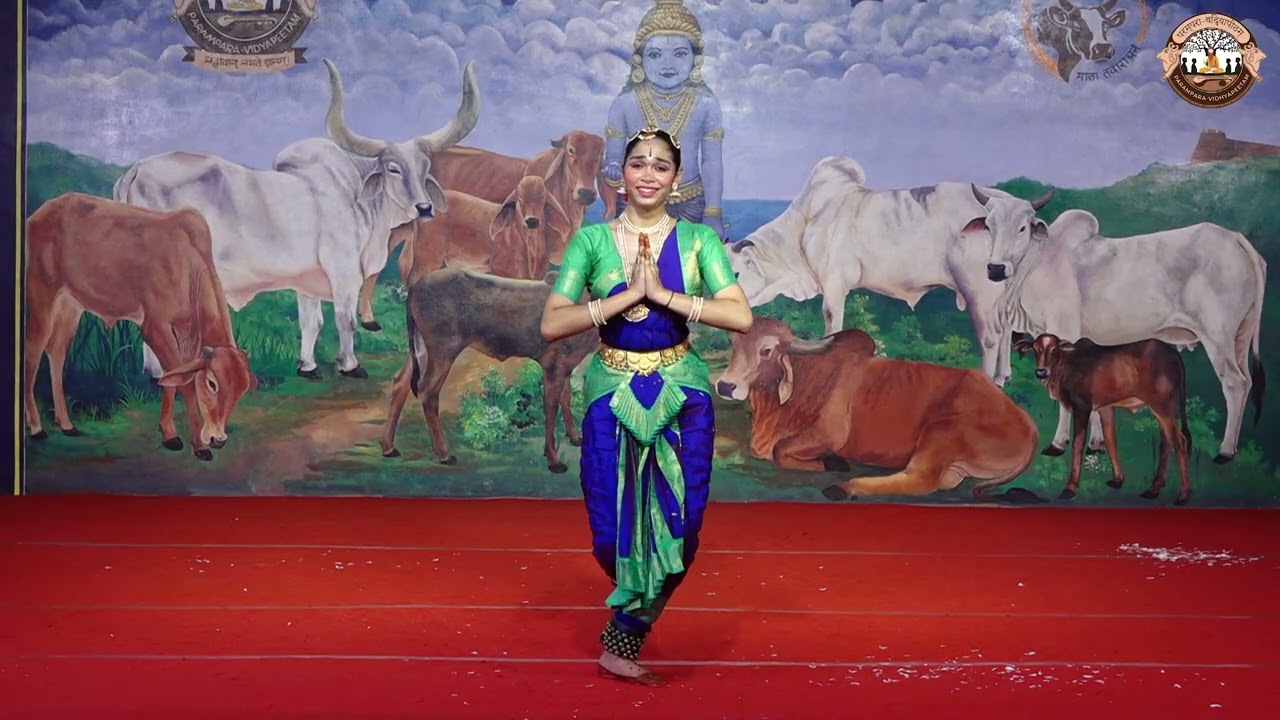 Vaishaka Natanam 25 | Bekal Gokulam Goushala | DEEPA M | BHARATHANATYAM