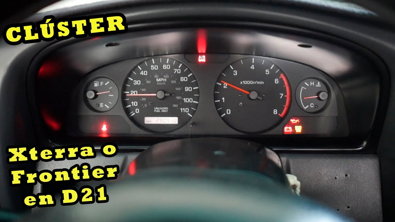 Nuevo Clúster o tablero de instrumentos en la nissan D21