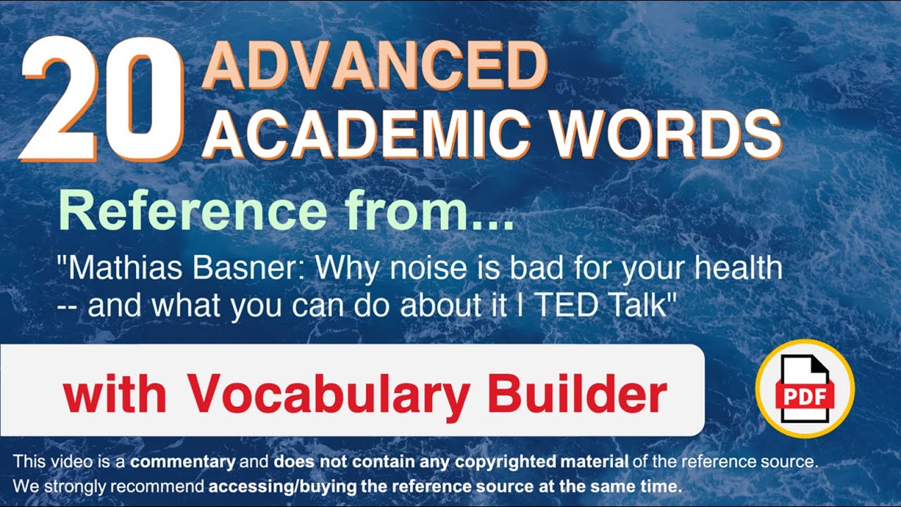 20 Advanced Academic Words Ref from 
