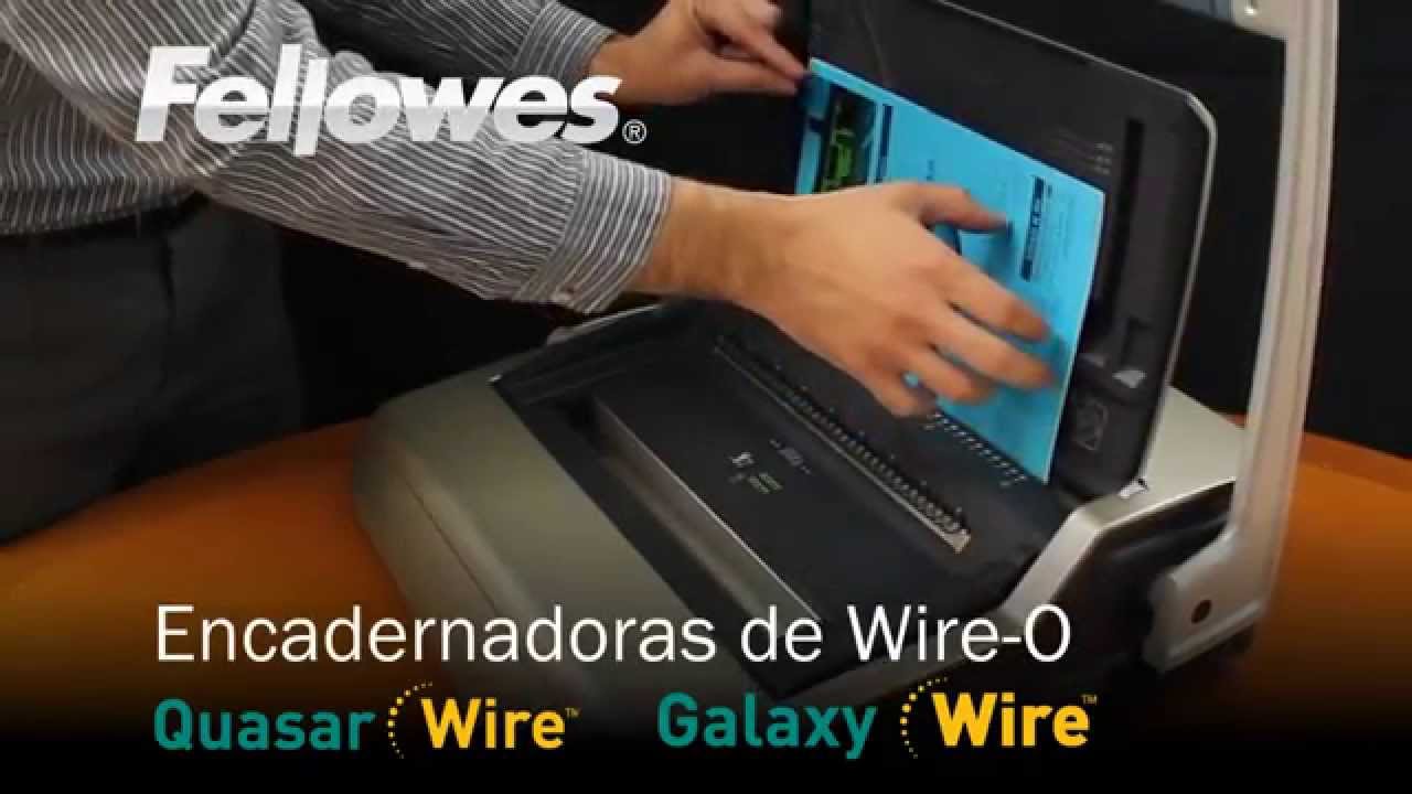 Encadernadora Quasar 500 e Galaxy Wire Fellowes