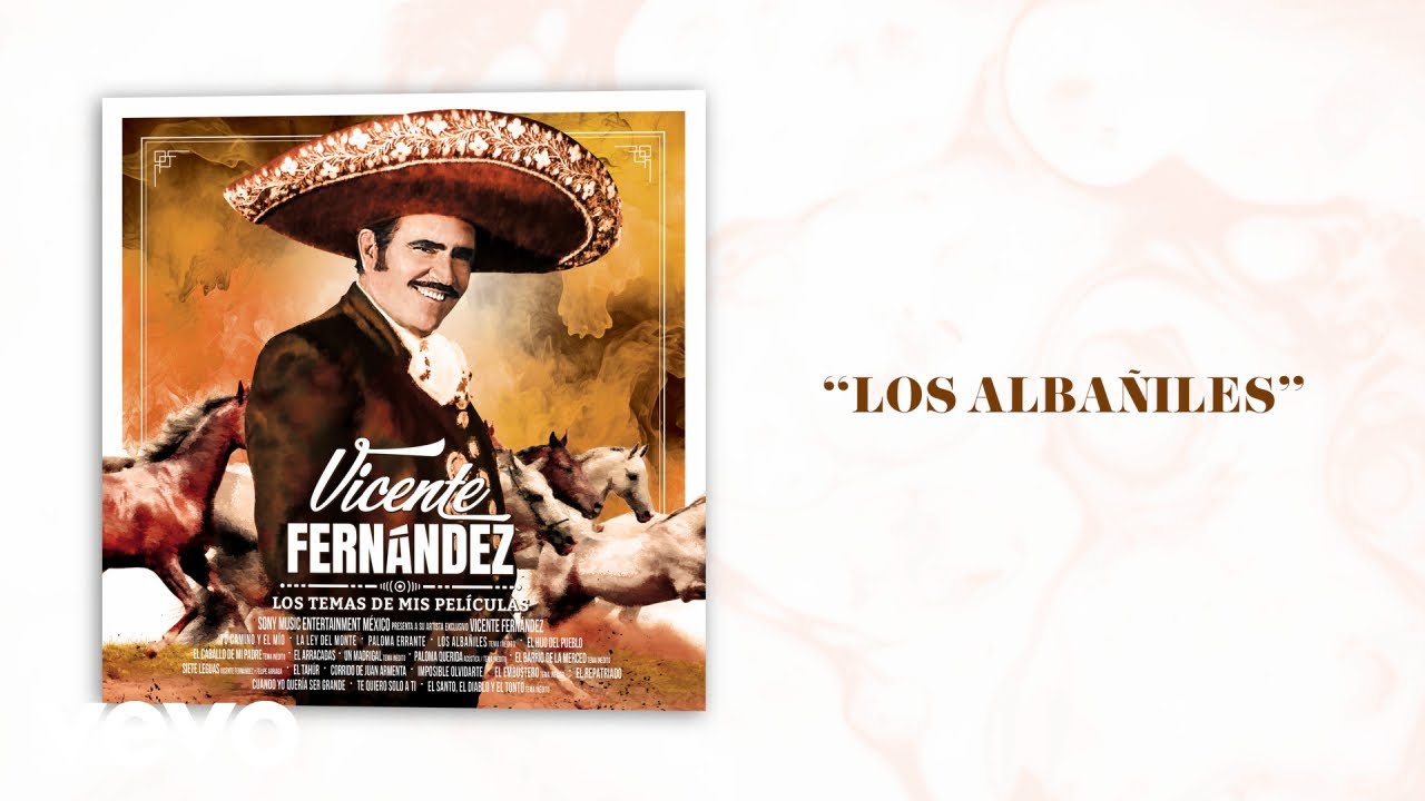 Vicente Fernández - Los Albañiles (Letra/Lyrics)