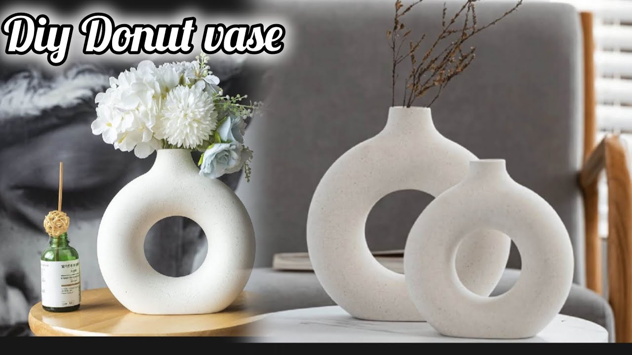 Diy Donut vase 