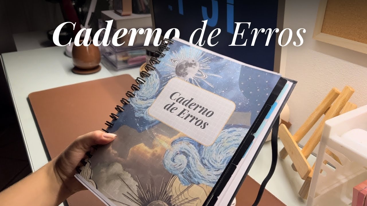 TUDO SOBRE O CADERNO DE ERROS | +mostrando o meu